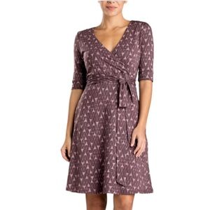 Toad & Co Cue Wrap Cafe Dress Size Small